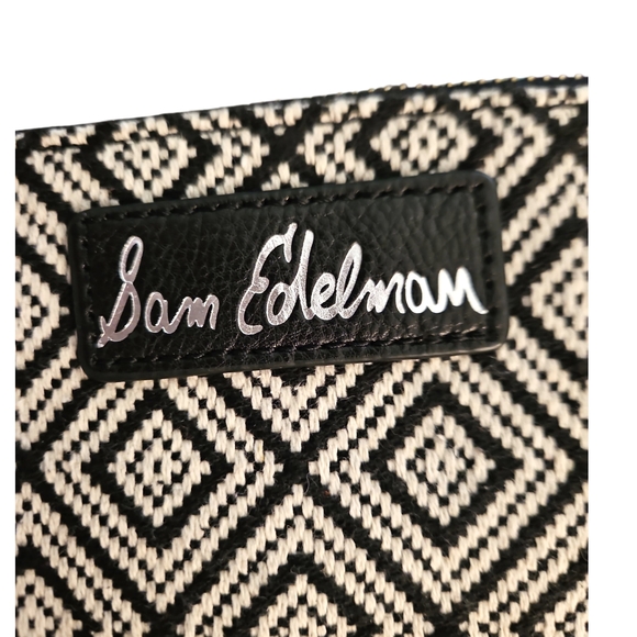 Sam Edelman Black and White Fringe Crossbody Bag - Picture 3 of 5